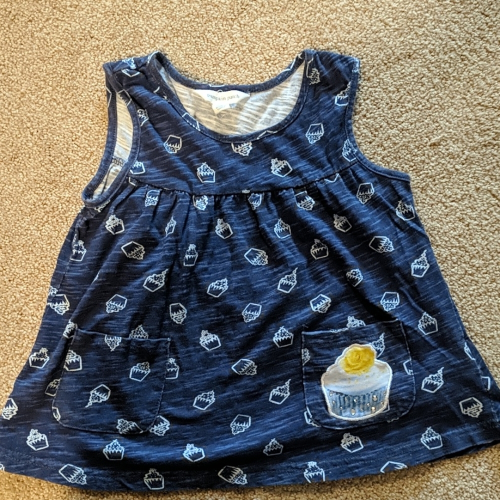 Kids 🧁 cupcake tank top size 4